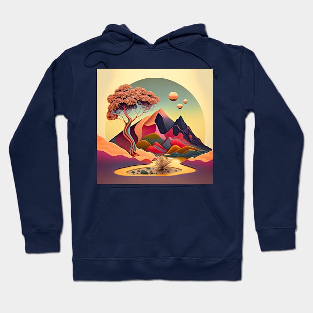 Colofur Landscape Hoodie by FashionPulse